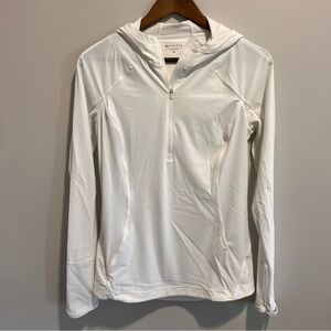 Athleta White Activewear Top with Logo
